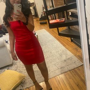 Lulus XS mini red dress